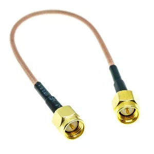 SMA Male to SMA Male plug Lot Coaxial Jumper Coax RF pigtail RG316 Cable - Picture 1 of 6