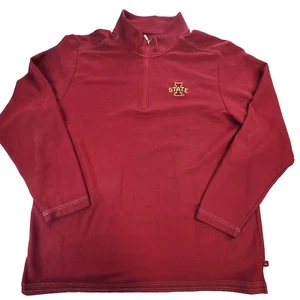 Iowa State Tommy Bahama 1/4 Zip Mock XXL Island Zone Cyclones Supima Cotton - Picture 1 of 11