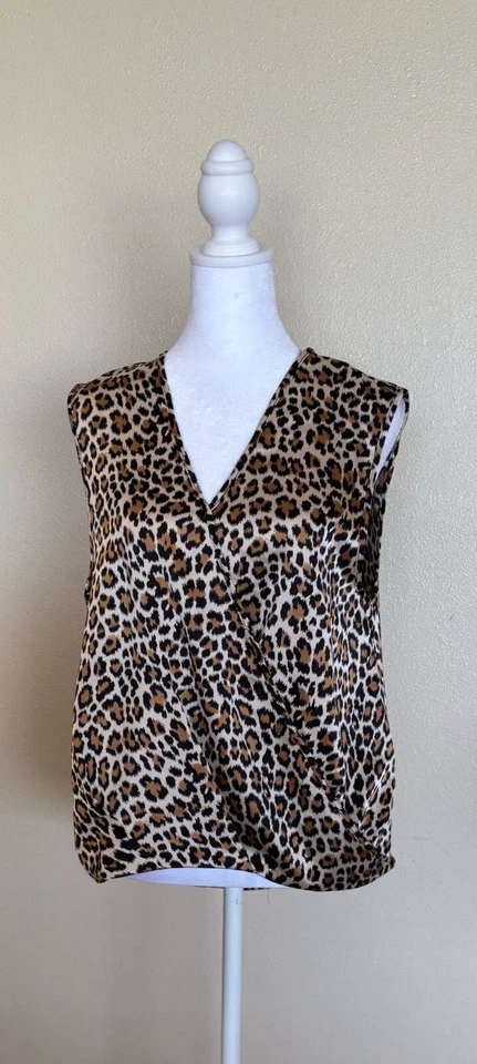 Regata Joie com estampa de leopardo - Tamanho M - Imagem 1 de 1