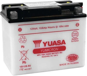 Yuasa 12V Heavy Duty Yumicron Battery For Suzuki GS300L 1984 YUAM221B2 - Picture 1 of 3