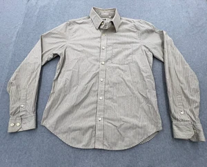 Ruehl No. 925 Shirt Mens XL Cream Striped Button Front Long Sleeve Preppy - Picture 1 of 11