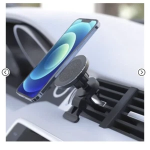 Just Wireless Magnetische Auto Lüftungshalterung für MagSafe Geräte - Schwarz - Open Box - Bild 1 von 6