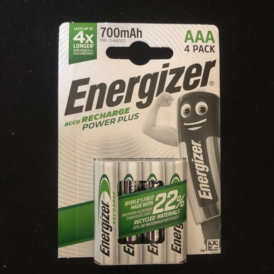 4 x Energizer Power Plus AAA 700mAh Akku NI-MH 1,2V - Bild 1 von 1