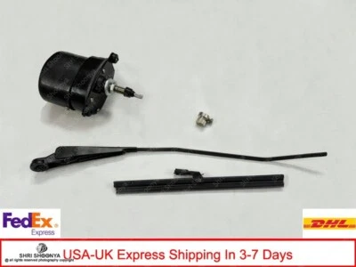 Windshield Wiper Motor kit universal 12 volt Fits Willys jeep CJ2A CJ3A CJ3B CJ5 - Image 1 of 4