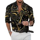 Stylish and Modern Men's Button Down Shirt for Fitness and Party Dress