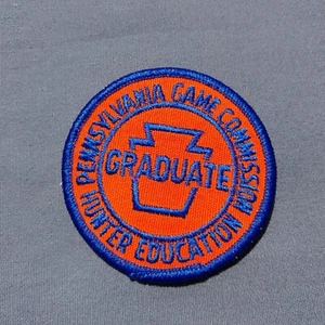 PA Pennsylvania Game Commission Graduate Hunter Education 3" Round Patch - Picture 1 of 2