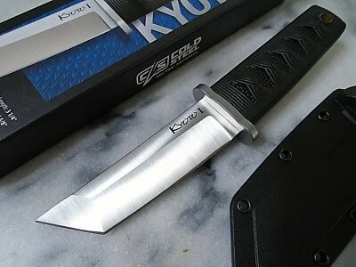 Cuchillo de hoja fija Cold Steel Kyoto I Tanto Full Tang 8Cr13MoV #17DA 6,90" OA nuevo Foto 1 de 4