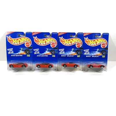 美泰风火轮 2 件装别克野猫和 Avus Quattro 玩具车 - 3 岁以上 — 第 1/4 张图片