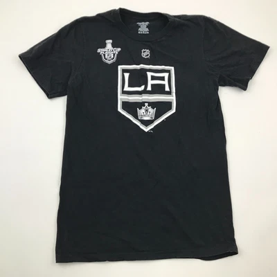 Camisa Los Angeles Kings Talla Pequeña Camiseta Negra Manga Corta NHL Hockey Jeff Carter Foto 1 de 4