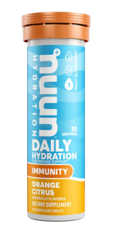 NUUN ежедневное увлажнение иммунитет апельсин цитрусовые - 10 таблеток (1 упаковка) - Изображение 1 из 1