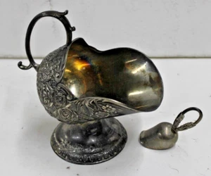 Vintage Old Zinc Metal Made Flower Design Engraved Wine Bottle Holder Hong Kong - Picture 1 of 4