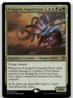 O-Kagachi, Vengeful Kami #45 (Foil) (NM) Commander 2017 C17 Magic MTG - Image 1 of 2