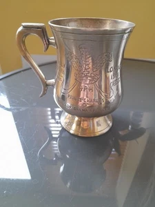 1981 brass tankard and cup by Royal Doulton celebrating the Royal Wedding - Picture 1 of 13