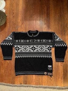 Vtg Dale of Norway Size Small Wool 1982 Lake Placid USA Olympic Lined Sweater - Picture 1 of 16