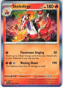 Skeledirge 038/198 Pokemon SV01: Scarlet & Violet Base Set Holo Rare NM - Picture 1 of 2