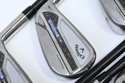 Callaway Paradym Ai Smoke Irons / 5-PW+AW / Regular Flex Cypher Sixty Shafts - Image 1 of 4