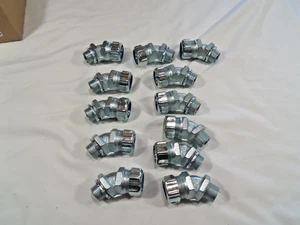 Qtà 1 2-T&B Raccordi 5242 1/2 45 gradi connettori per condotti metallici a tenuta di liquido #83 - Foto 1 di 5