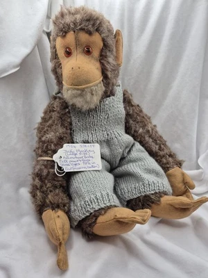 1954 STEIFF Jocko Monkey  (Large size)  mohair body as Seen On BARGAIN HUNT - Image 1 of 4