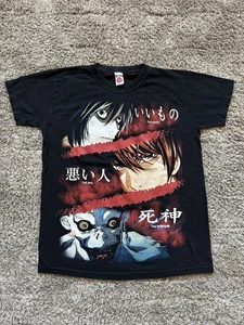 Vintage Death Note Anime Yagami Ryuk Shinigami Y2K T Shirt Medium - Picture 1 of 8