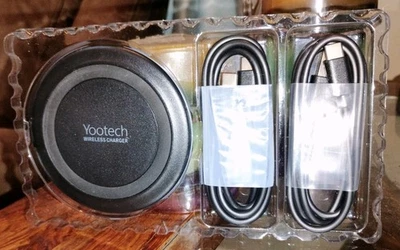 Yootech Wireless Charger, Qi-Certified Fast Wireless Charging Pad for QI Enabled - Image 1 of 4