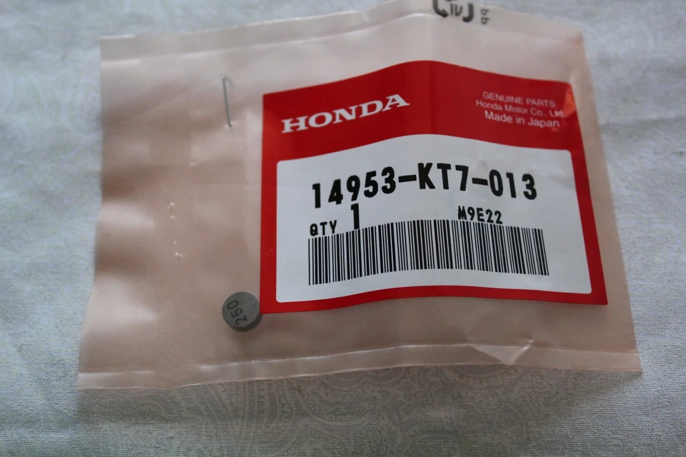 CUÑA VÁLVULA HONDA CBR1000RR CB900F ORIGINAL OEM 2.500 Foto 1 de 1