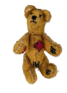 Schuco vintage? Oso de peluche articulado miniatura mohair dorado 2" articulado - Imagen 1 de 6