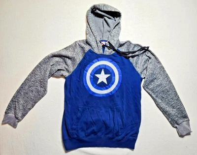 Sudadera con Capucha Azul Vengadores Manga Larga Juvenil M Por Marvel Foto 1 de 3