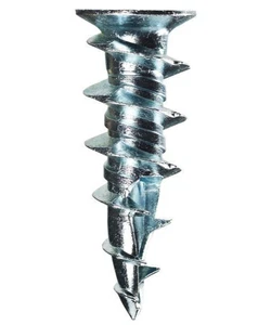 WALLDRILLER ZINC ALLOY DRYWALL ANCHORS #6 MINI 3,000/BOX - Picture 1 of 2
