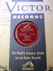 1927 Lucrezia Bori Arditi Il Bacio Pestalozza CIRIBIRIBIN Bird Waltz VICTOR 1262 - Picture 1 of 4