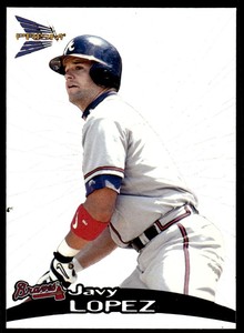 1999 Pacific Prism Javy Lopez Atlanta Braves #15