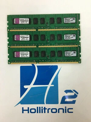 Kingston 6GB (3 x 2GB) KVR1333D3E9SK3/6GI Server Memory - Image 1 of 2