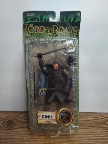 The Lord Of The Rings The Fellowship of the Ring: Gimli W/ Axe-Throwing Action Cover