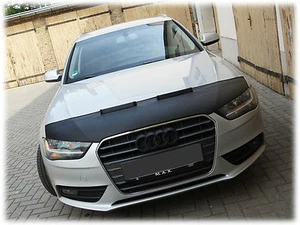 CAR HOOD BONNET BRA fit Audi A4 B8 2011-2015 NOSE FRONT END MASK BRA DE CAPOT - Imagen 1 de 2