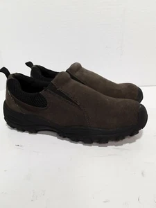 ROUTE 66 BROWN SUEDE CASUAL SLIP ON MENS 6.5 SHOES - Picture 1 of 5