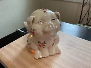 Ting Shen Floral Pig Night Light - Picture 1 of 6