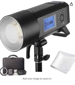 Godox AD400Pro 400W 2.4G TTL HSS Portable Outdoor Flash Light Camera Speedlite - Picture 1 of 6