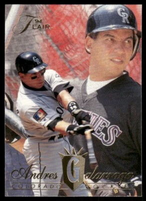 Andres Galarraga Colorado Rockies #373 1994 Flair Baseball Card - Image 1 of 2