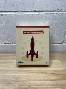 Fallout Red Rocket Wall Mount Coat Hangers Figure (3 Pack) Decor Sold Out NEW - Picture 1 of 7