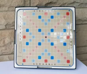 Vintage 1977 Deluxe Edition Scrabble Crossword Game Complete Turntable - Picture 1 of 8