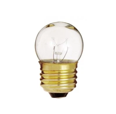 SATCO S3794 7W Clear S11 7 Watt Night Light Bulb E26 Standard Base - Image 1 of 3