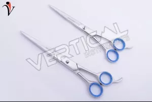 NUOVE FORBICI PROFESSIONALI GIAPPONESI TAGLIO CAPELLI FORBICI BARBIERE SET 7” SET DI 2 PS - Foto 1 di 1