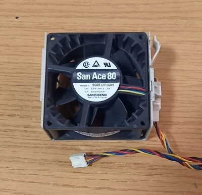 3 Pcs San Ace 80 COOLING FAN 9G0812P1G09 12V 1.1A 4Wire 80x80x40mm - Image 1 of 2