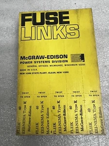McGraw-Edison Co. FL11K 40 eslabones recortados - Lote de 5 - Imagen 1 de 3