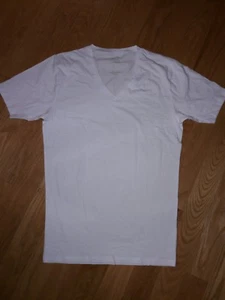 Tommy John Undershirt Cotton Basics Deep V Neck T-Shirt White.Choose Size - Picture 1 of 5