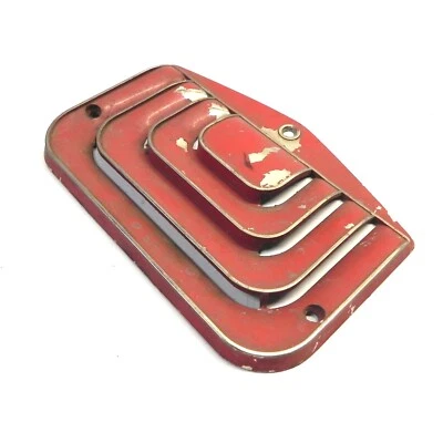 1954 CADILLAC ELDORADO FRONT LOWER KICK PANEL RED USED VINTAGE INTERIOR TRIM VTG - Image 1 of 4