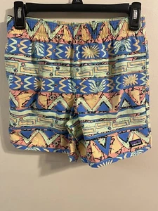 NWT Patagonia Kids Lined Baggies Shorts Salamander Green Size Large - Picture 1 of 4