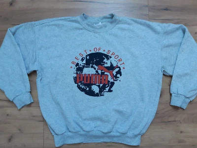 ¡Fútbol PUMA! Blusa retro vintage sudadera top jumper! 5/6! M/L adulto@ Foto 1 de 4