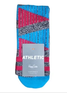 HAPPY SOCKS Para hombre Gris Arco Soporte Suela Acolchonada Calcetines Atléticos Talla 8-12 Nuevos con Etiquetas - Imagen 1 de 1