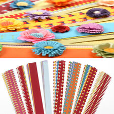 1 bag flower quilling paper strips colorful origami diy paper hand craft di ~m'