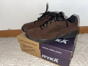 Ryka Catalyst 3 Leather Athletic Walking Brown Shoes Sneakers Womens Size 9.5 - Picture 1 of 7